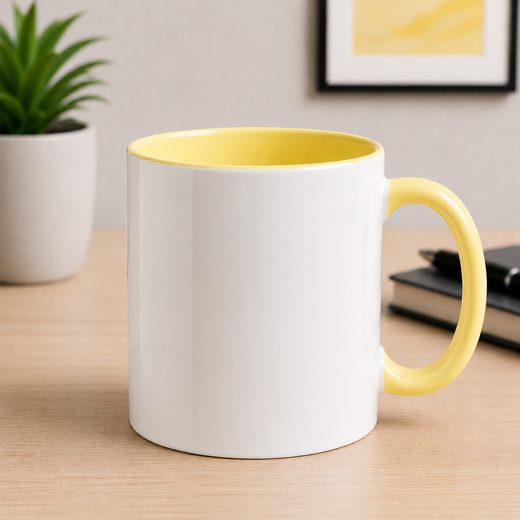 Tasse Farbvariante Hellgelb